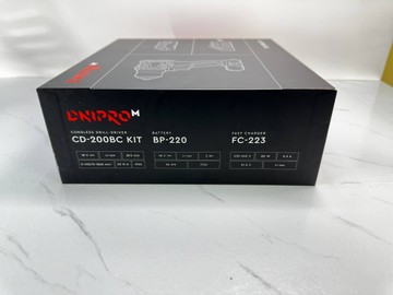 Б/в Шурупокрут Dnipro-M cd-200bc kit 1акб 2ah зп 01-201123609