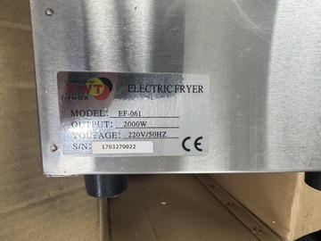 Б/в Фритюрниця Ewt inox ef061 01-201128903