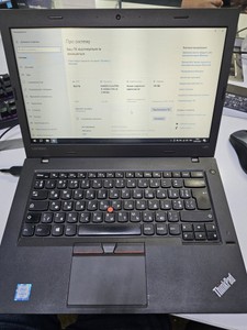 Б/в Ноутбук Lenovo 14/core i5 6300u ddr3/16gb ddr3/hdd *відсутній/ssd 120 gb/*інтегрована 01-201150641