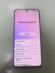 Б/в Мобільний телефон Xiaomi 14 ultra 16/512gb 01-201179589