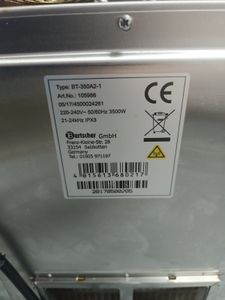 01-200744359: Bartscher bt-350a2-1 105986 iw35