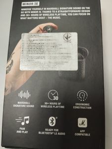 Б/в Навушники Marshall minor iv 01-200756083