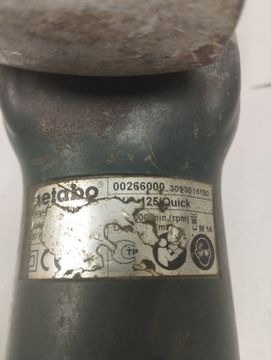 Б/в Кутова шліфмашина Metabo w 8-125 quick 01-200814948