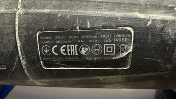 Б/у Угловая шлифмашина Dnipro-M gs-140se 2021 01-200850984