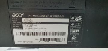 Б/в Монітор Acer h223hq 01-200834157