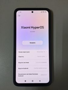 Б/в Мобільний телефон Xiaomi redmi note 14 6/128gb 01-200896037