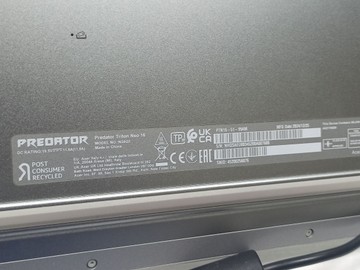 Б/в Ноутбук Acer 16/core ultra 9 185h s1 ddr5/32gb ddr5/hdd *відсутній/ssd 1000 gb/geforce rtx4060 8gb 01-200965647