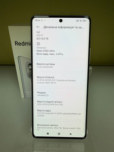 Б/в Мобільний телефон Xiaomi redmi note 14 pro 8/256gb 01-201002344