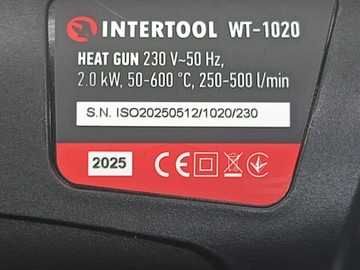 Б/в Фен будівельний Intertool storm wt-1020 01-201032125