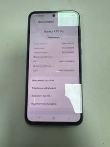 Б/в Мобільний телефон Samsung galaxy a35 5g 8/256gb 01-201042060