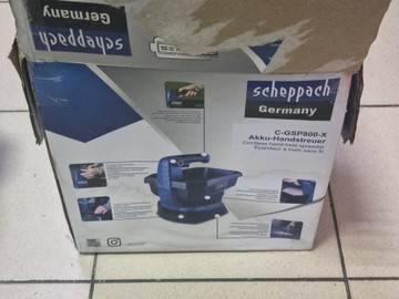Б/у Сівалка акумуляторна Scheppach c-gsp800-x 1акб 2ah зп 01-201134502
