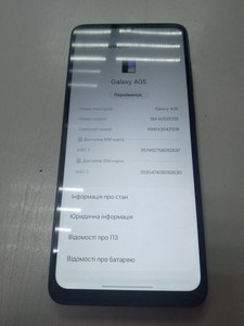 Б/в Мобільний телефон Samsung galaxy a05 4/64gb 01-201179644
