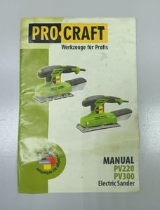 01-200758836: Procraft pv-220