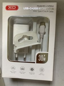 Б/в Мережевий зарядний пристрій Xo l149 + lightning 01-200781435