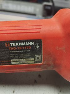 Б/в Кутова шліфмашина Tekhmann tag-12/1170 01-200803306