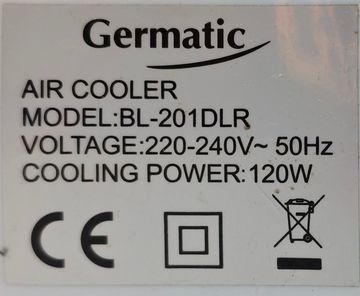 Б/в Кондиціонер мобільний Germatic bl-201dlr 01-200832932