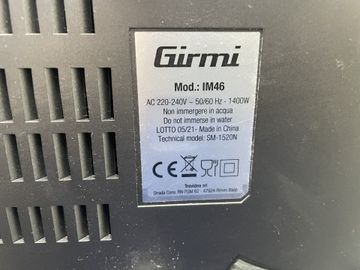 Б/в Міксер Girmi im46 01-200894439