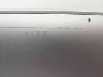 Б/у Ноутбук Apple macbook air 13" 2020 a2179 core i3 1,1ghz/ram8gb/ssd256gb/intel iris plus graphics 01-200881945