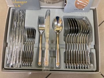 Б/в Набір столових приладів Bachmayer bm-805 (відсутня 1 чайна ложка, по комплекті по 6 штук) 01-200898783