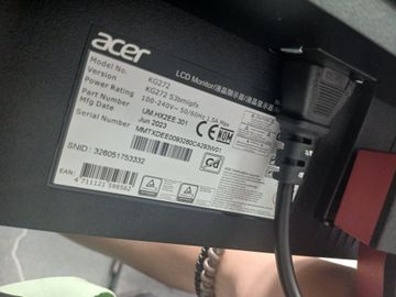 Б/у Монитор Acer kg272 s3bmiipfx 01-200900116