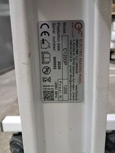 Б/в Обігрівач Eraflyme c1200p 01-200897250