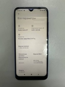 Б/в Мобільний телефон Xiaomi redmi note 8t 4/64gb 01-200956964