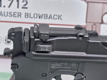 Б/в Пістолет пневматичний Sas m712 blowback 01-200983110