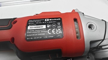 Б/в Кутова шліфмашина Einhell axxio 18/125 1акб 4ah зп 01-201008133