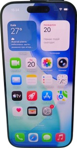 Б/в Мобільний телефон Apple iphone 16 pro 128gb 01-201032308