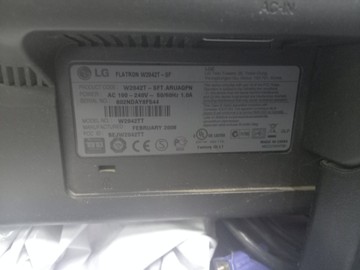Б/у Монитор Lg w2042t 01-201096036