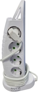 Б/в Мережевий подовжувач Aura no:f14 max2500w 01-201126875
