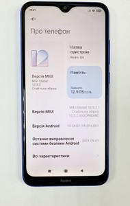 Б/в Мобільний телефон Xiaomi redmi 8a 2/32gb 01-201179732