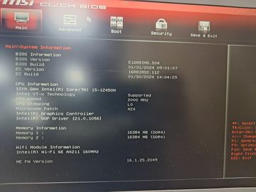 01-200743626: Msi 15/core i5-12450h ddr5/32gb ddr5/ssd 1600 gb/geforce rtx2050 4gb