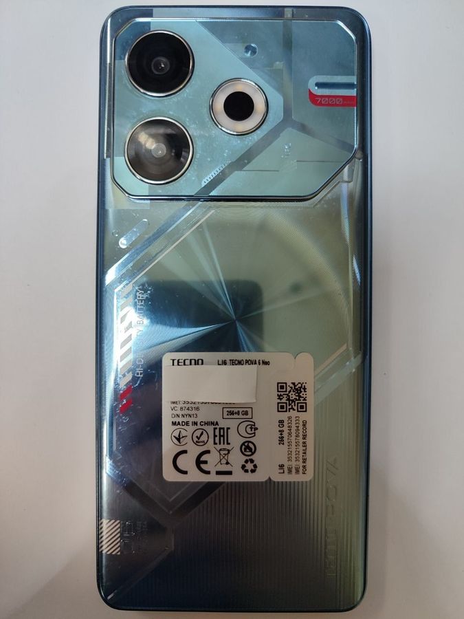 pova 6 neo li6 8/256gb