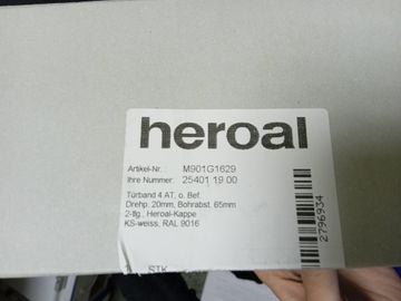 Б/у Без вида техніки Heroal heroal m901g1629 01-200836723