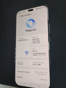 Б/у Мобильный телефон Honor 400 lite 8/256gb 01-200855884