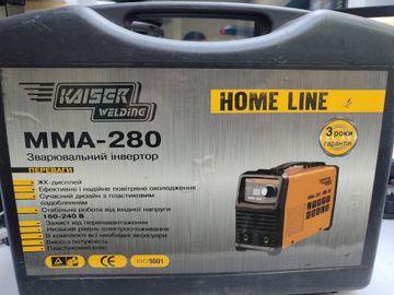 Б/в Зварювальний апарат Kaiser Welding mma-280 home line 01-200878696