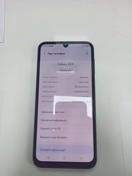 Б/в Мобільний телефон Samsung galaxy a24 sm-a245f 6/128gb 01-200888839