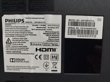 Б/у Телевизор Philips 43pus6101 01-200889851
