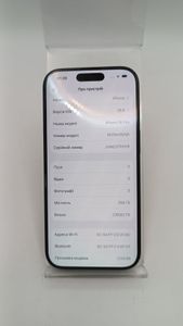 Б/в Мобільний телефон Apple iphone 16 pro 256gb 01-200861018