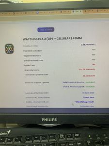 Б/у Смарт-часы Apple watch ultra 2 gps + cellular 49mm titanium case 01-200900205