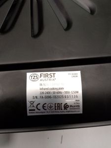 Б/в Настільна плита First fa-5096-1 01-200913236