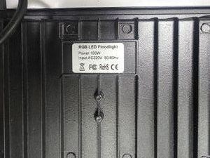 Б/в Прожектор Rgb Led floodlight 100w 01-200913396