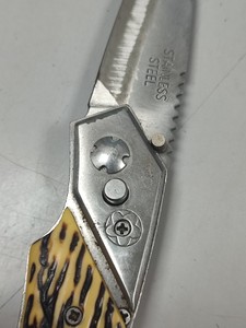 Б/в Ніж складаний Stainless Steel без виробника 01-200927236