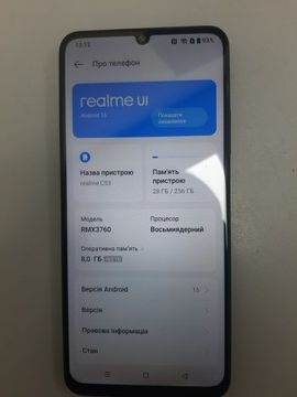 Б/у Мобільний телефон Realme c53 8/256gb 01-200927106