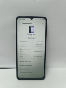 Б/в Мобільний телефон Samsung galaxy a07 4/128gb 01-200963419