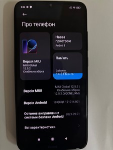 Б/у Мобільний телефон Xiaomi redmi 8 4/64gb 01-200979348
