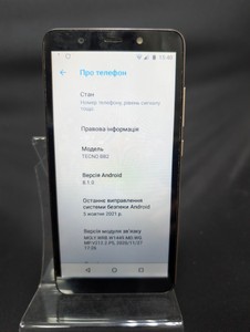 Б/в Мобільний телефон Tecno pop 3 1/16gb 01-201013681