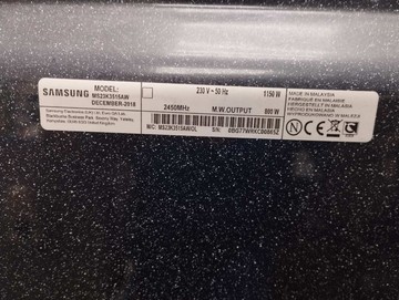 Б/у Микроволновая печь Samsung ms23k3513aw 01-201045575