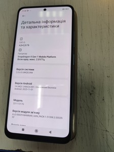 Б/в Мобільний телефон Xiaomi redmi note 12 5g 4/128gb 01-201054844